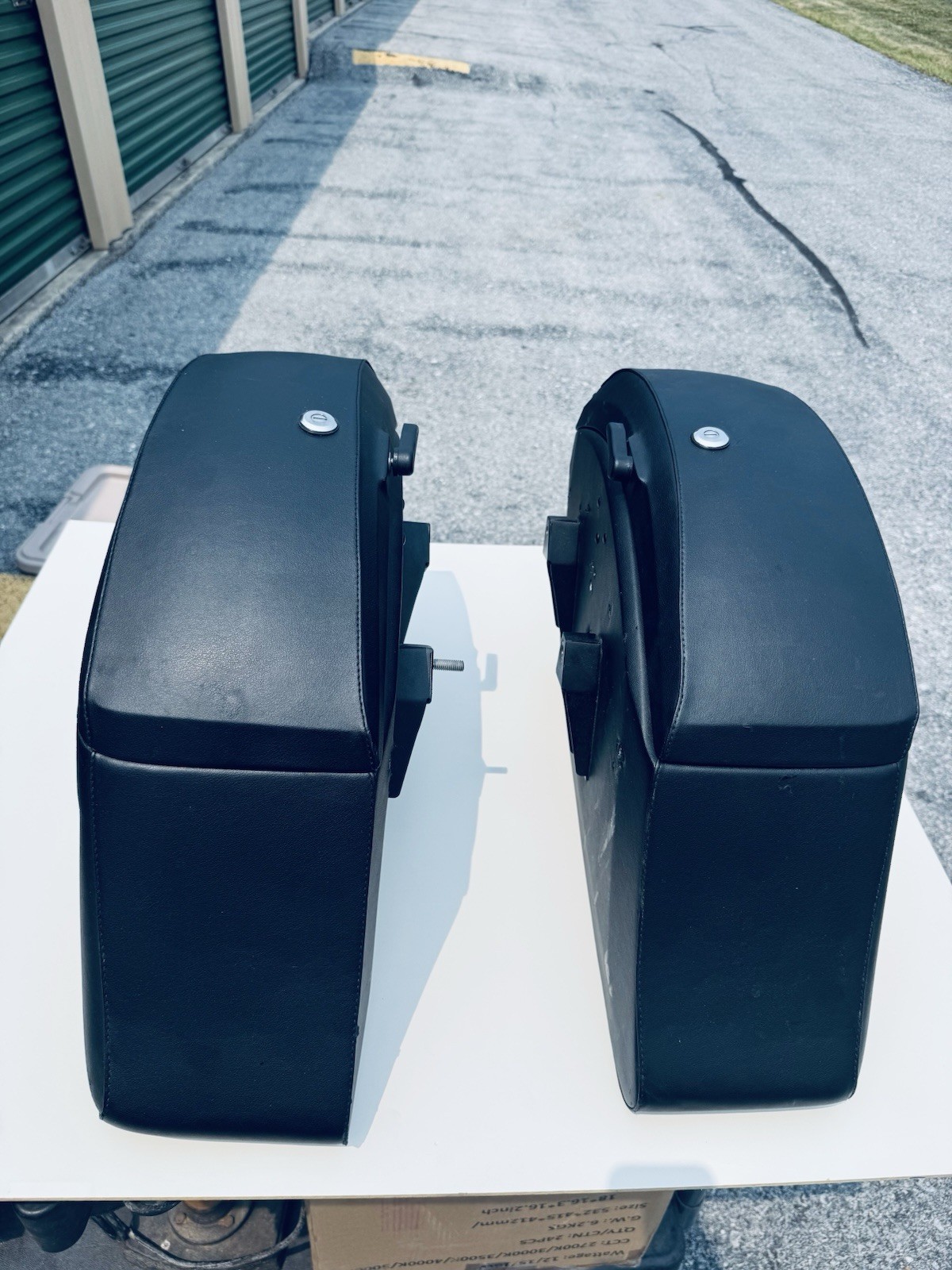 Viking Bags Locking Hard Saddlebags Pair Black Motorcycle Luggage Viking Bags Locking Hard Saddlebags Pair Black Motorcycle Luggage