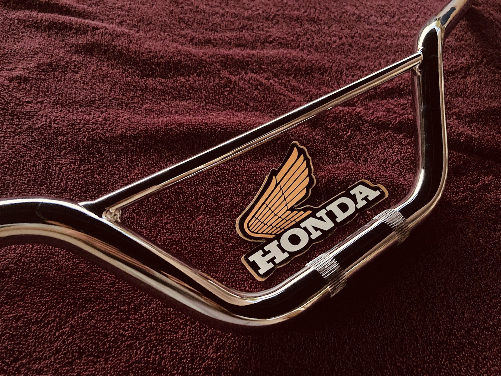 HONDA XR75 XR 75 Handlebars New CHROME 1973 -1976, K0 ,K1,K2,K3 VMX MADE IN USA HONDA XR75 XR 75 Handlebars New CHROME 1973 -1976, K0 ,K1,K2,K3 VMX MADE IN USA