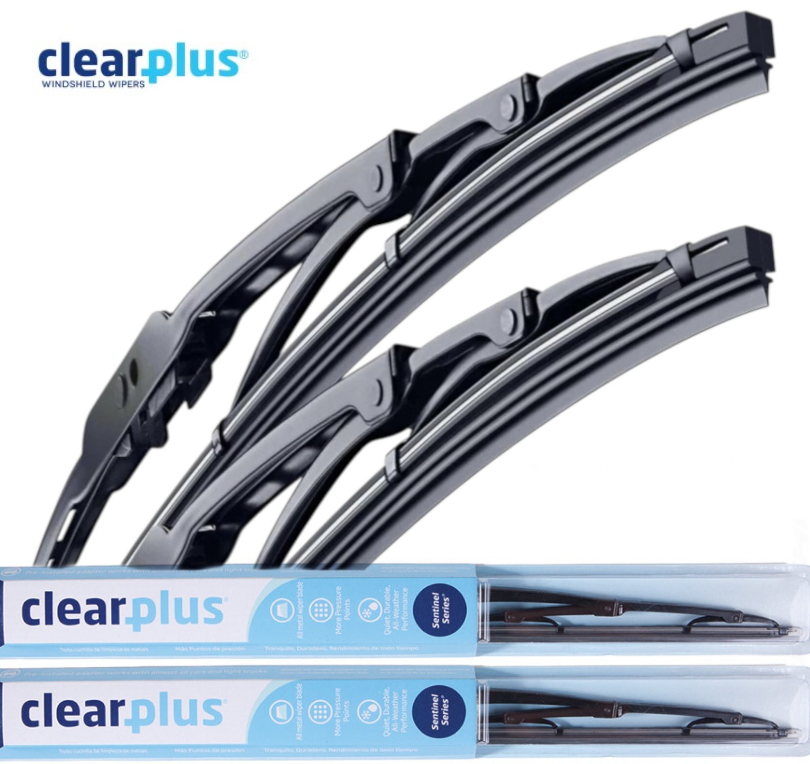 NEW ClearPlus Premium Wiper Blades All Weather ( Pack of 2 ) NEW ClearPlus Premium Wiper Blades All Weather ( Pack of 2 )