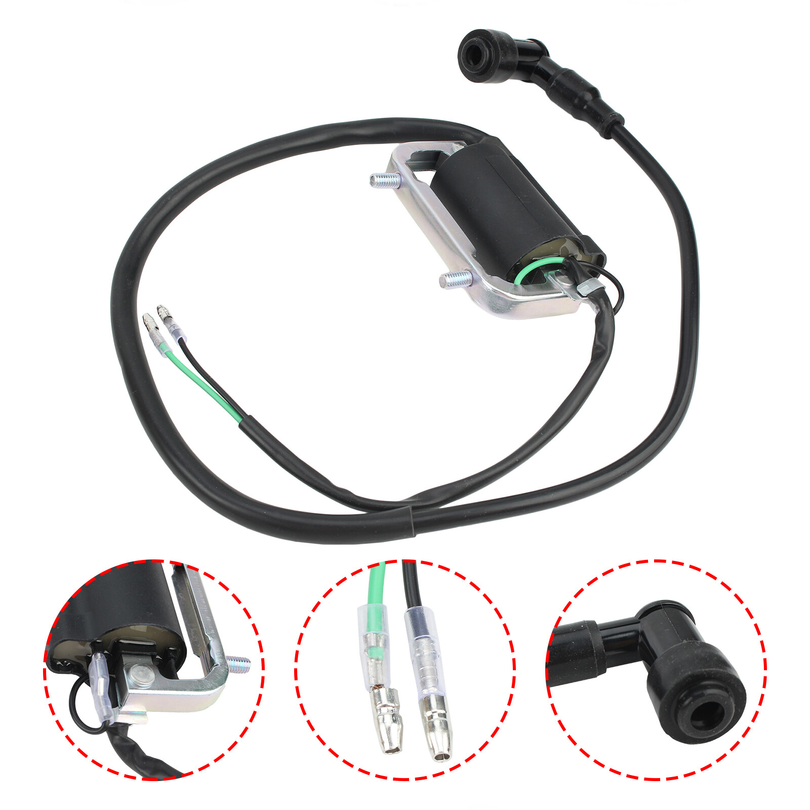 For HONDA IGNITION COIL 1966-1979 Honda CT90 Trail 90 1966 C90 # 30530-102-780
