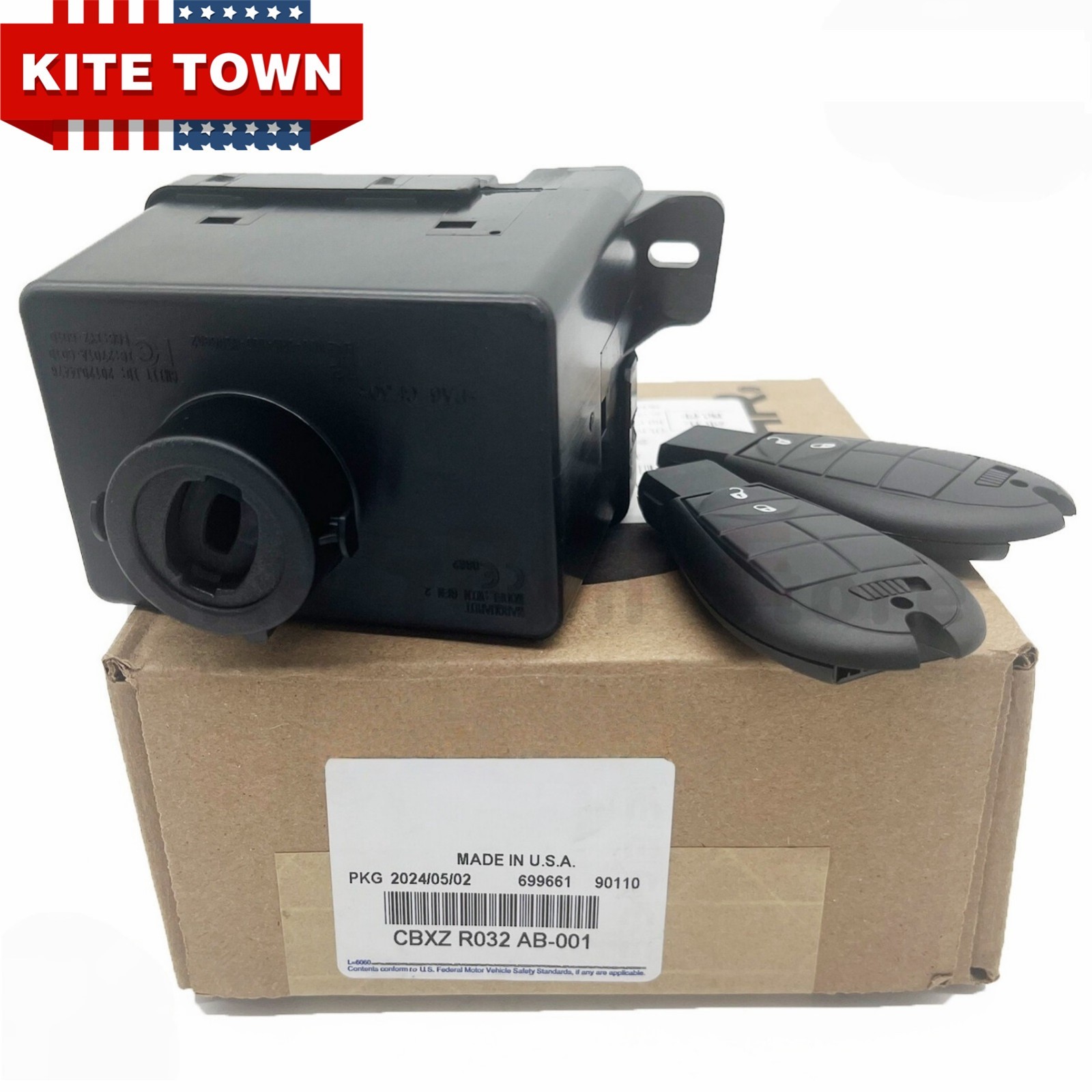 Ignition Switch Receiver & 2keys 2008-10 Dodge Journey Grand Caravan 68210155AB