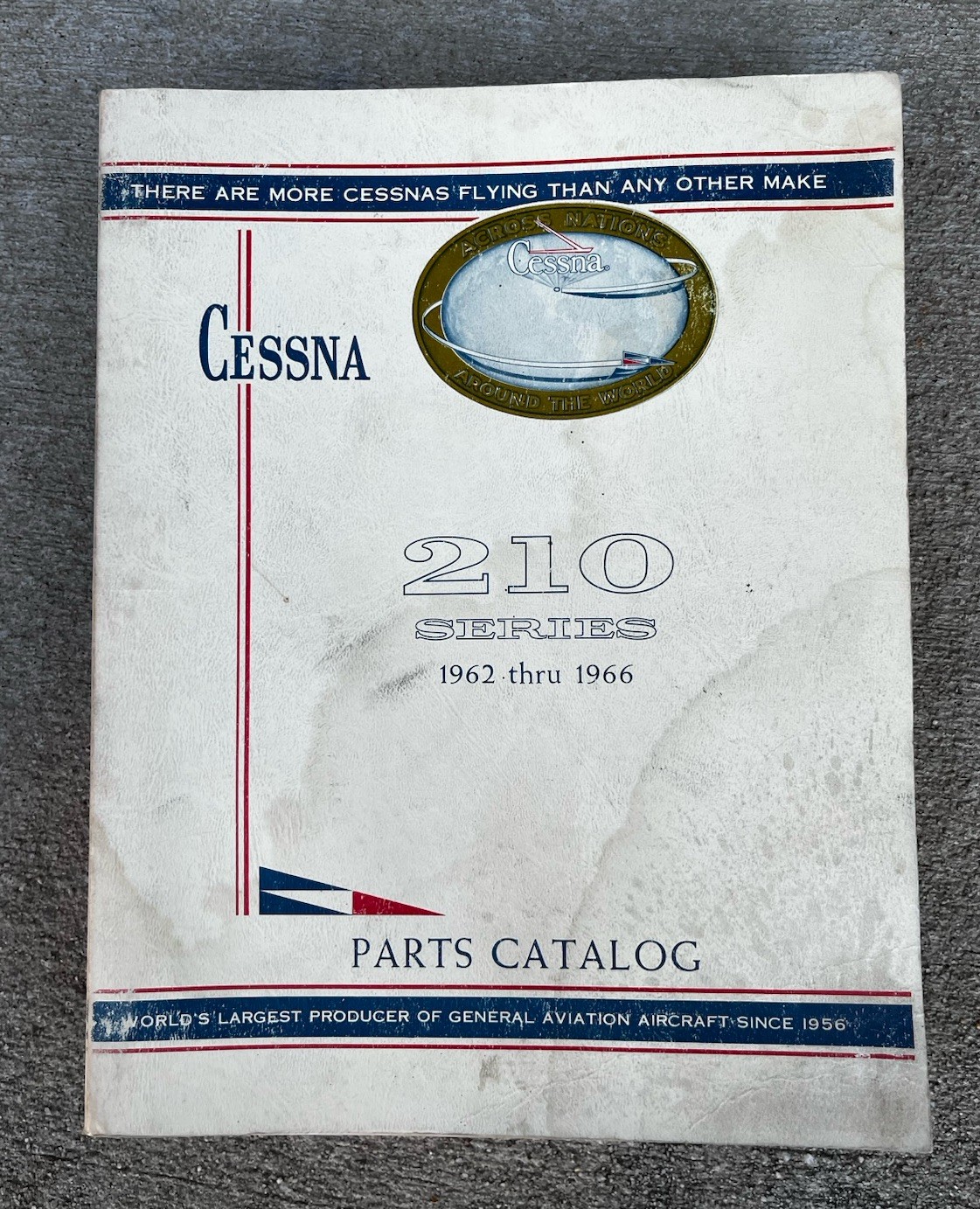 1962 thru 1966 CESSNA 210 Series Parts Catalog Manual Original OEM
