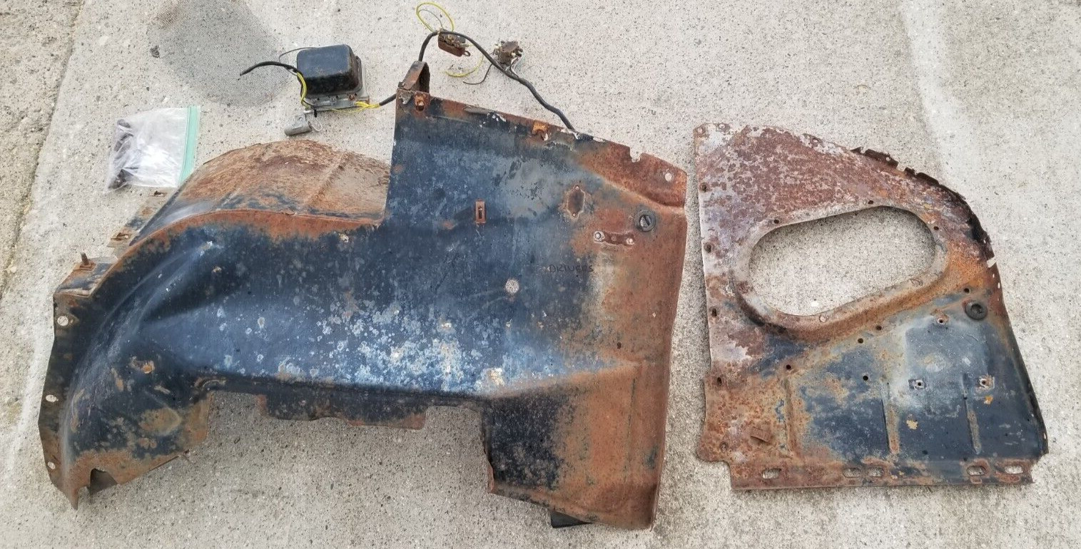 Inner Fender Driver Left Ford 1955 55 1956 56 Fairlane Customline