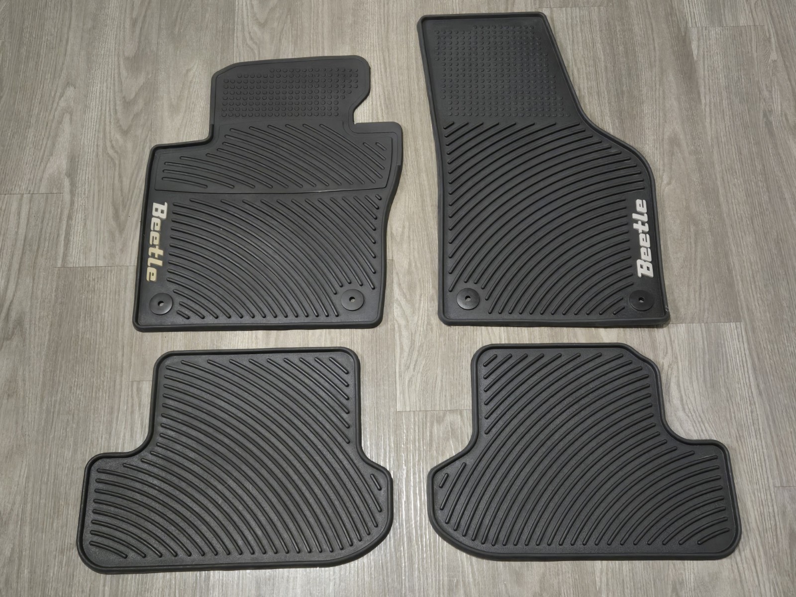 2012-2019 Volkswagen BEETLE RUBBER Monster ALL WEATHER FLOOR MATS SET OEM 2012-2019 Volkswagen BEETLE RUBBER Monster ALL WEATHER FLOOR MATS SET OEM