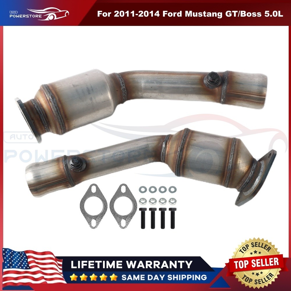 For Ford Mustang GT & Boss 5.0L 2011-2014 2PCS Catalytic Converters Left & Right