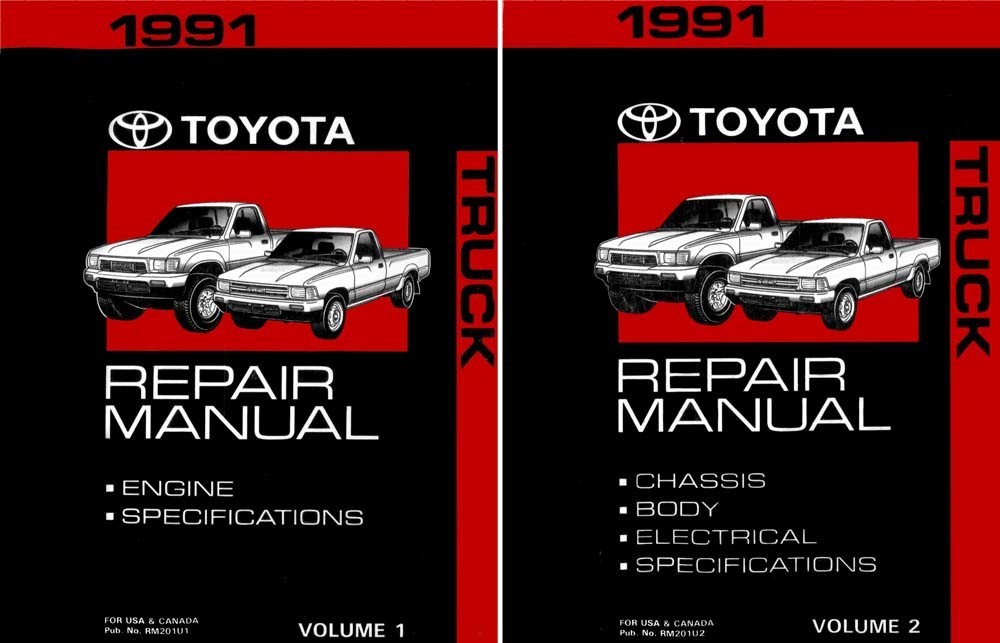 1991 Toyota Pickup Factory Shop Service Manual
