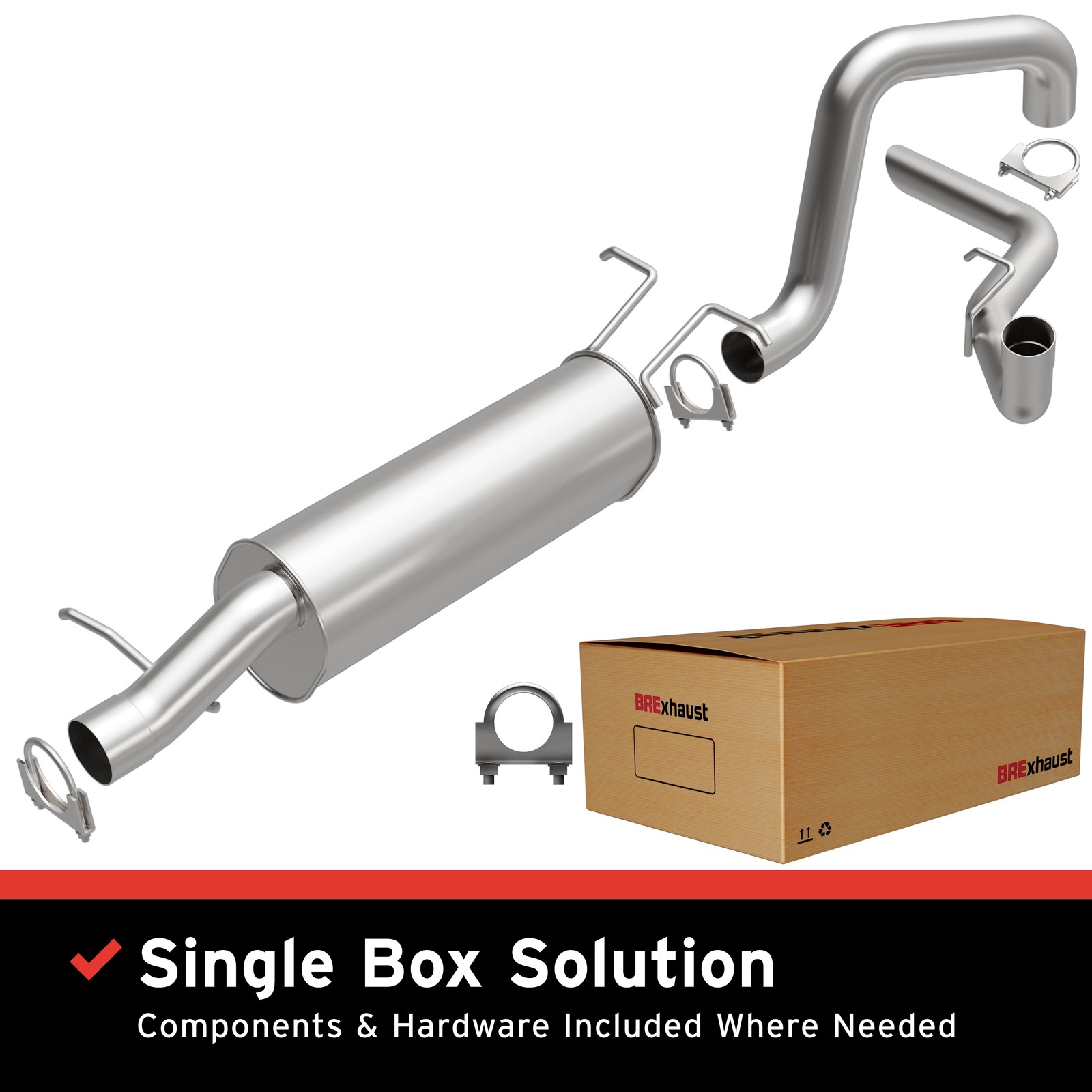 OE Replacement Exhaust System Kit For 2000-2005 Ford Excursion