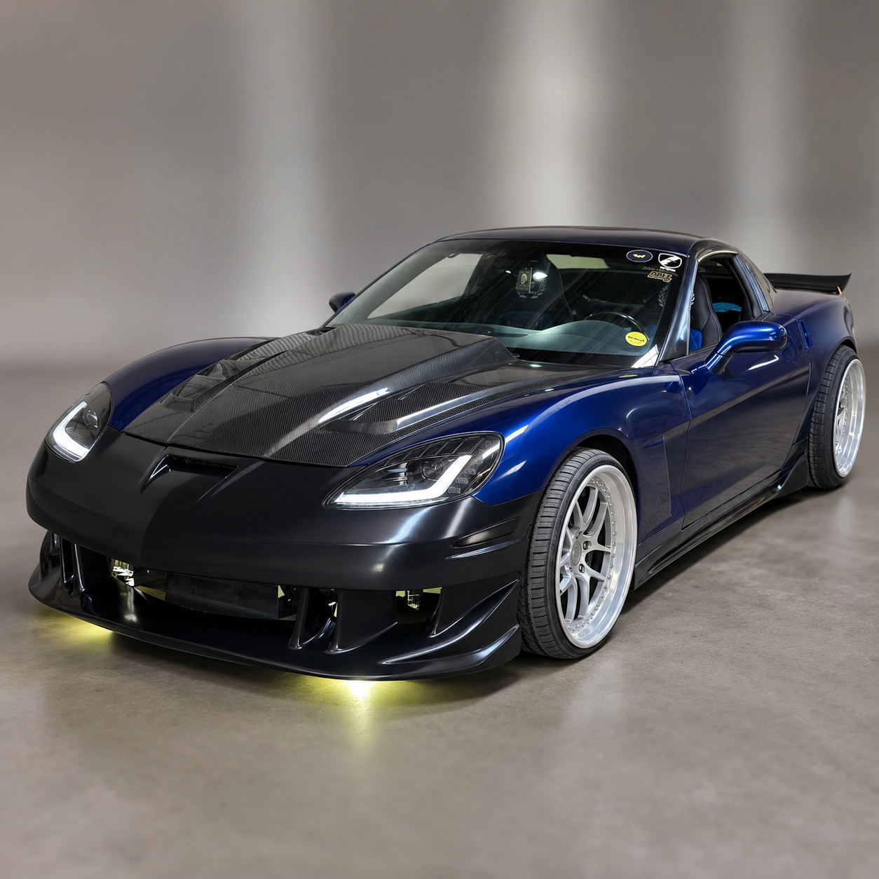 KBD Body Kits Artisan Polyurethane Front Bumper For Chevrolet Corvette C6 06-13