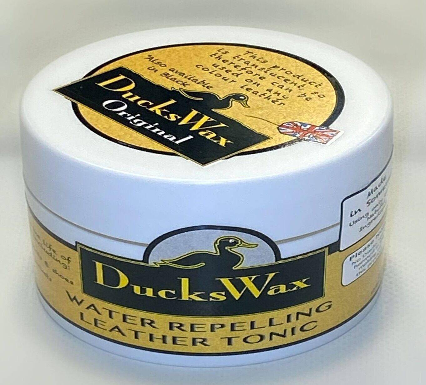 DucksWax Leather Boots Shoes Jackets Wax Dubbing Waterproof Protector Care 100ml