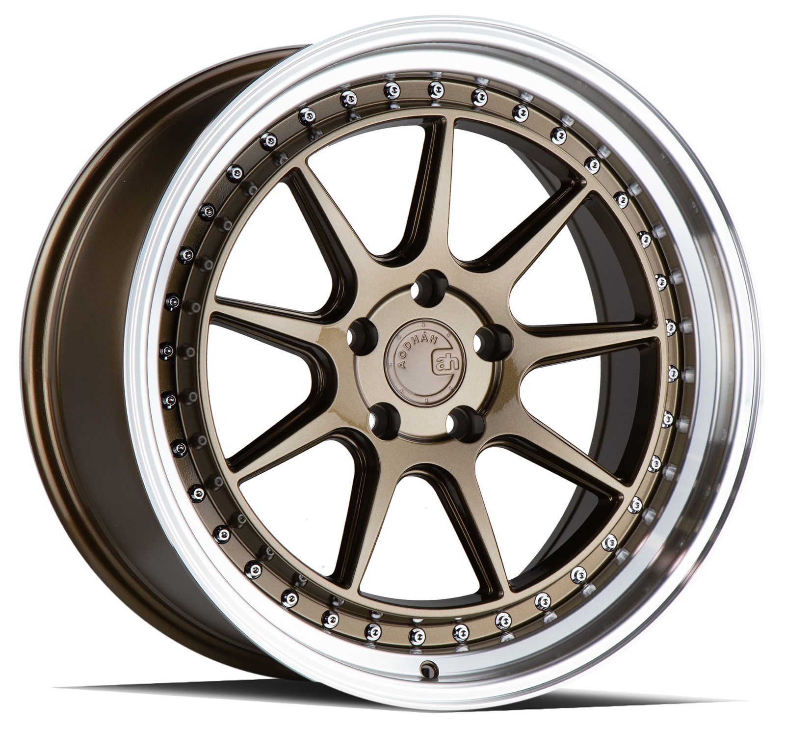 One 18x10.5 Aodhan DS-X DSX 5x114.3 15 Bronze Machined Lip Wheel Rim 73.1 One 18x10.5 Aodhan DS-X DSX 5x114.3 15 Bronze Machined Lip Wheel Rim 73.1