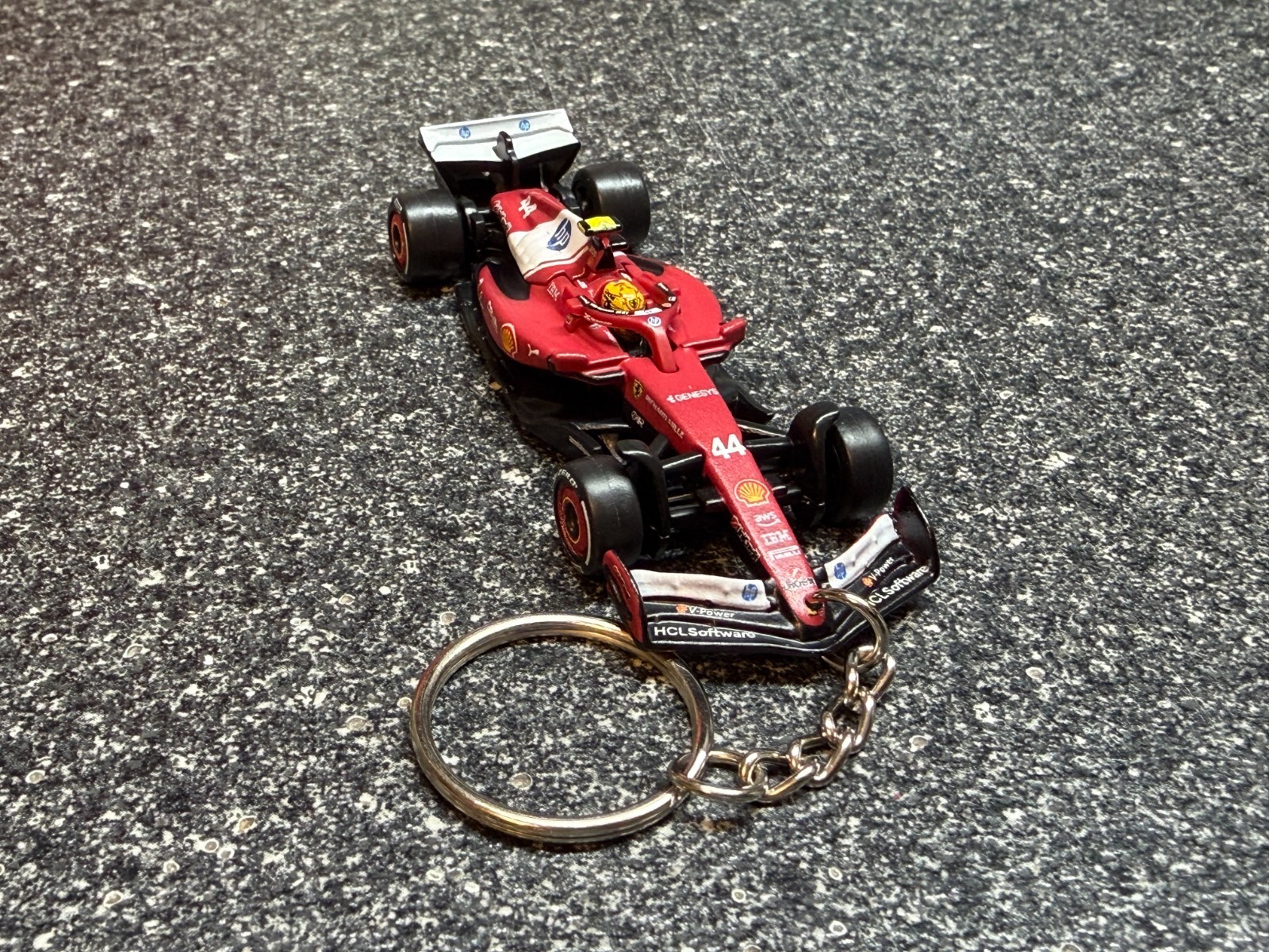 F1 Ferrari Keychain Hot Wheels Formula One Lewis Hamilton #44 F1 Ferrari Keychain Hot Wheels Formula One Lewis Hamilton #44