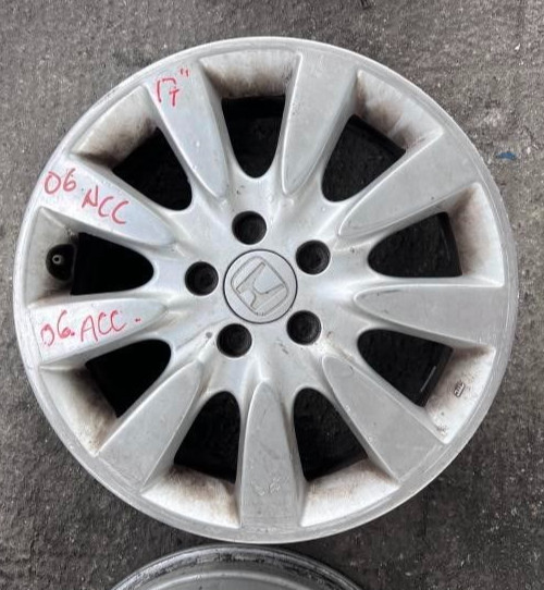 2006-2007 Honda Accord 17x6-1/2 9 Spoke Alloy Wheel Rim Assembly OEM