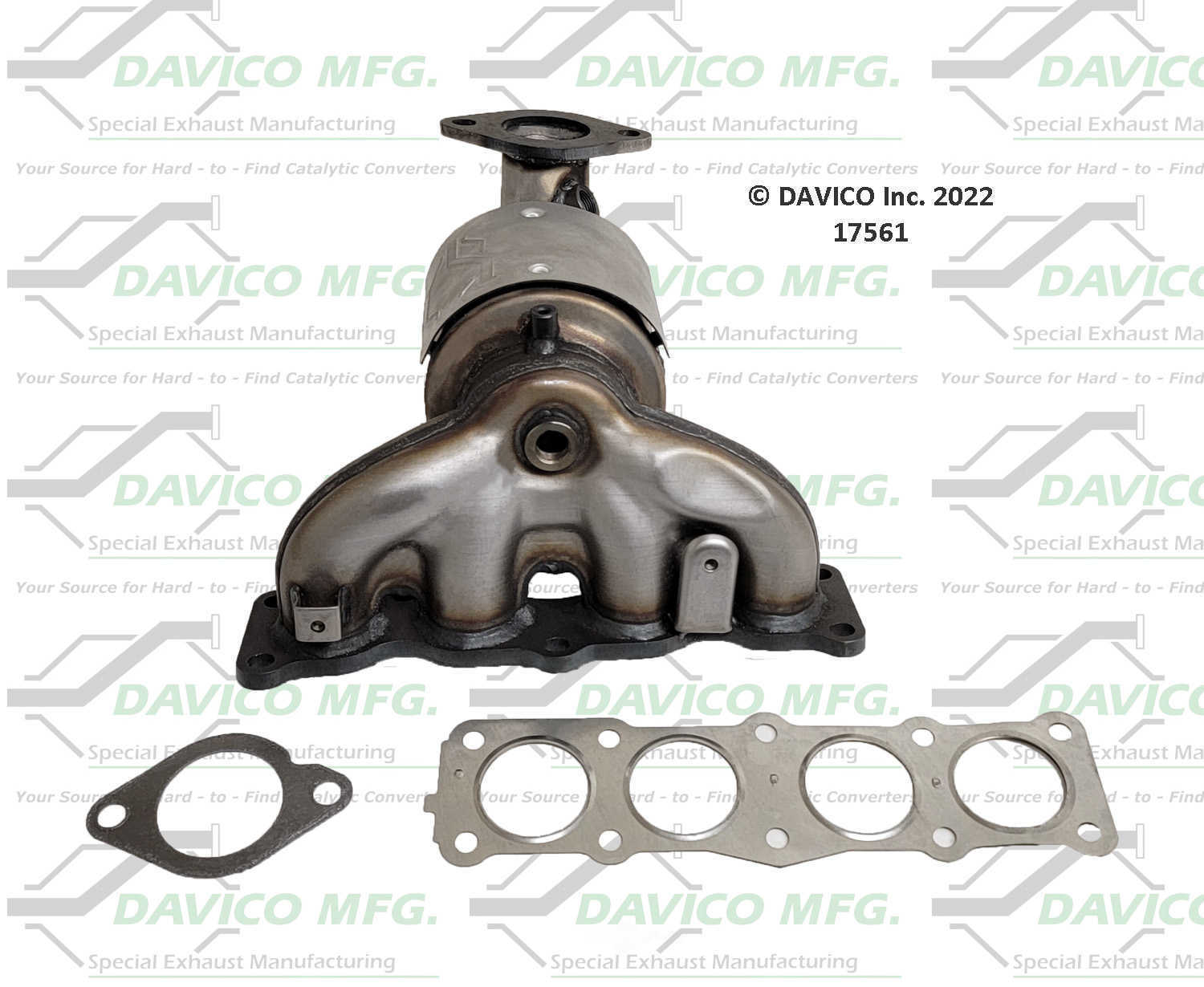 Catalytic Converter-Exact-Fit Davico 17561