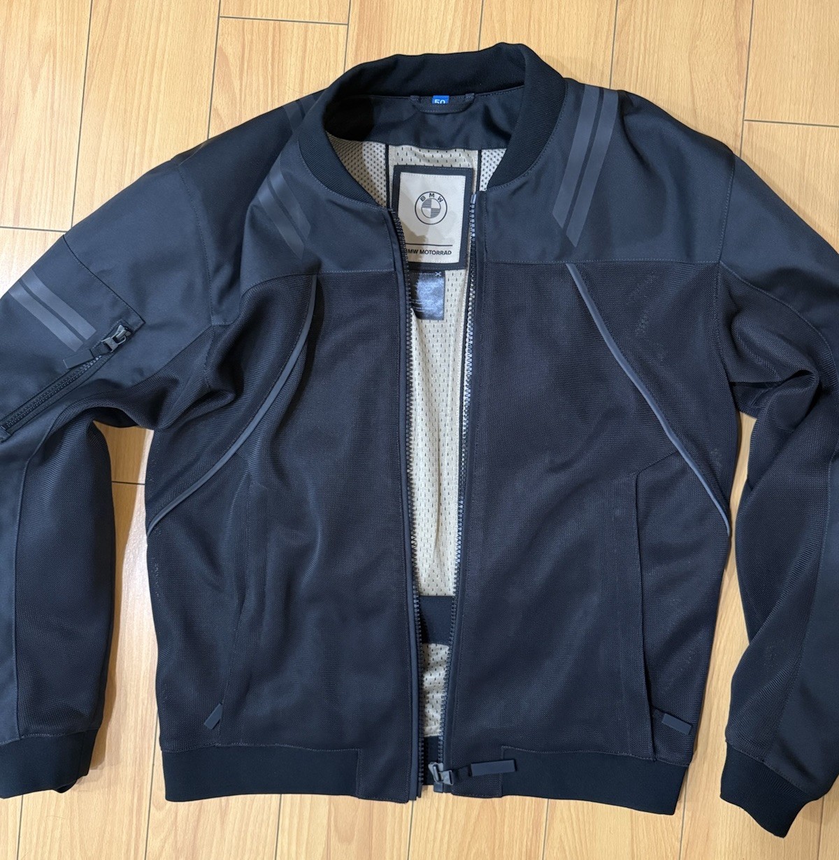 BMW Motorrad Venting Jacket Black Size Large 50 Mens Full Armored Mesh BMW Motorrad Venting Jacket Black Size Large 50 Mens Full Armored Mesh