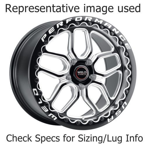 Weld S907B0067P25 Wheel Rim Laguna Beadlock S907 15x10 Size Gloss Black Milled