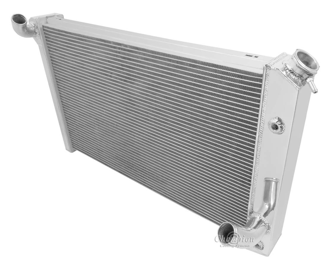 Champion Racing 3 Row Aluminum Radiator For 1973 - 76 Chevy Corvette