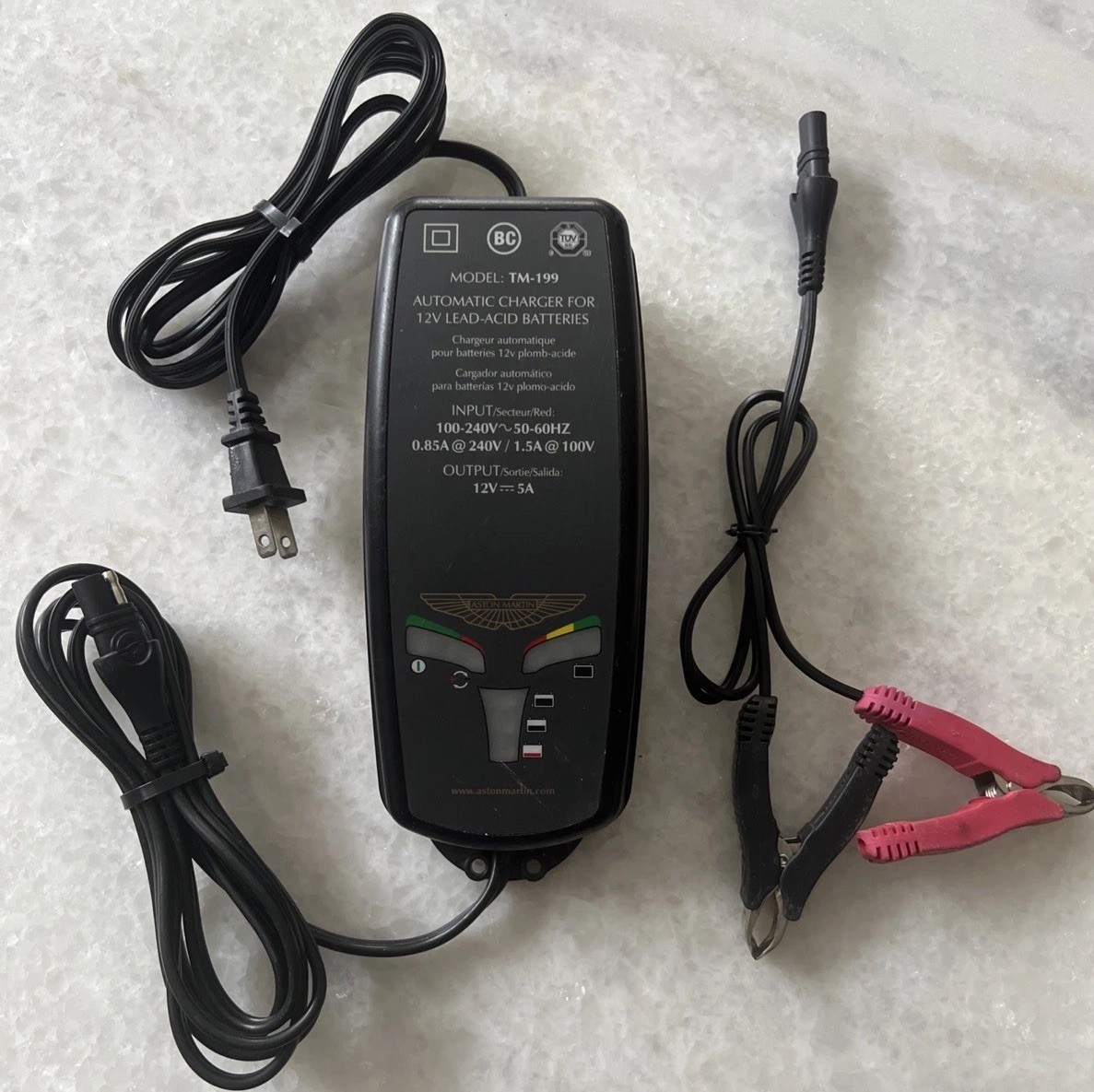 Genuine Factory Aston Martin Battery Charger Trickle Maintainer Conditioner OEM Genuine Factory Aston Martin Battery Charger Trickle Maintainer Conditioner OEM