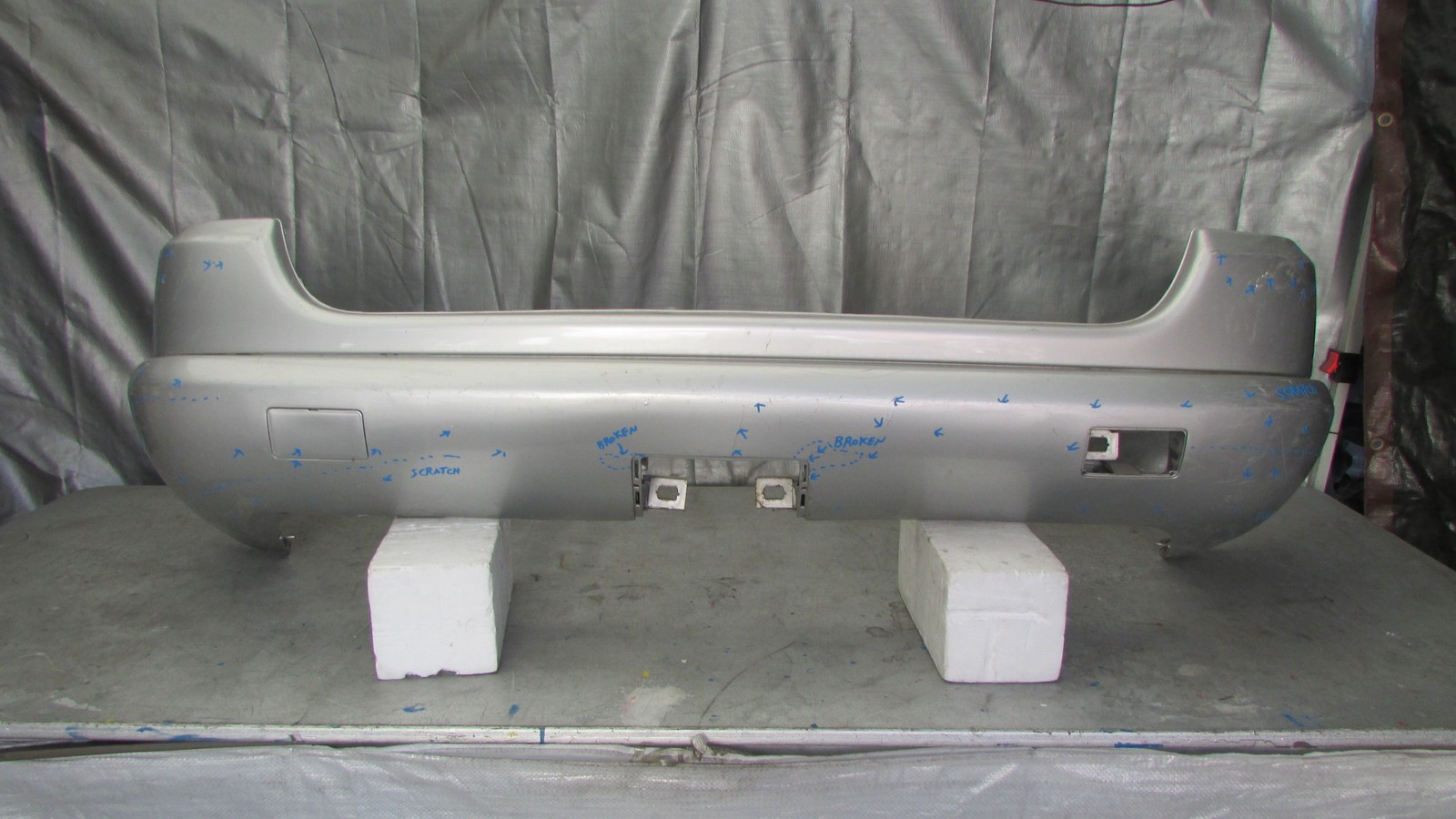 1998-2000 MERCEDES ML SERIES Bumper Cover - Rear OEM NO SHIPPING 31728