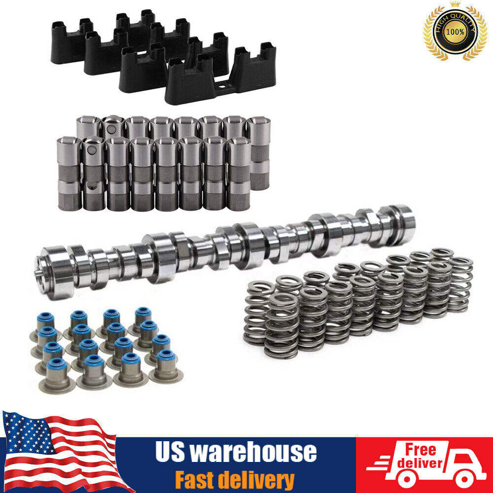 For GM Truck Stage 3 Cam Low Lift Cam Kit Vortec LS 4.8 5.3 6.0 6.2L w/Lifters
