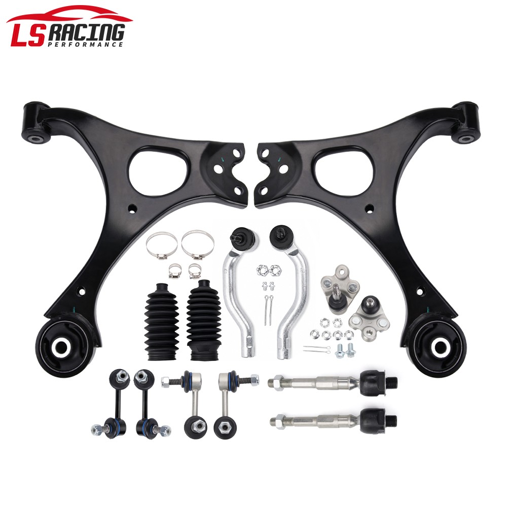 14PC Front Lower Control Arm Ball Joint Swaybar Tierod for 2006-2011 Honda Civic 14PC Front Lower Control Arm Ball Joint Swaybar Tierod for 2006-2011 Honda Civic