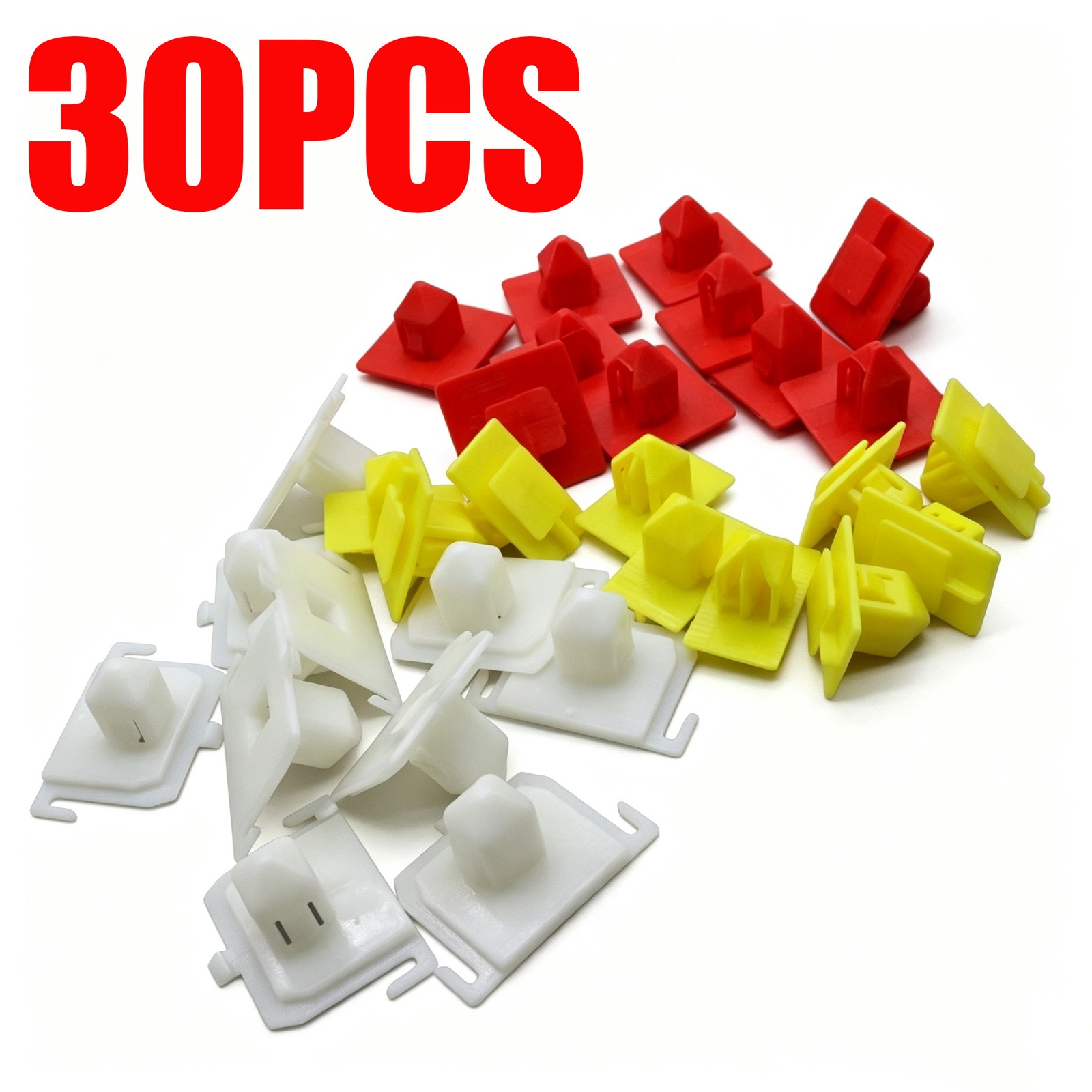 30 Pcs Nylon Rocker Moulding Clip Bundle Kit For Toyota Land Cruiser 1998-2007