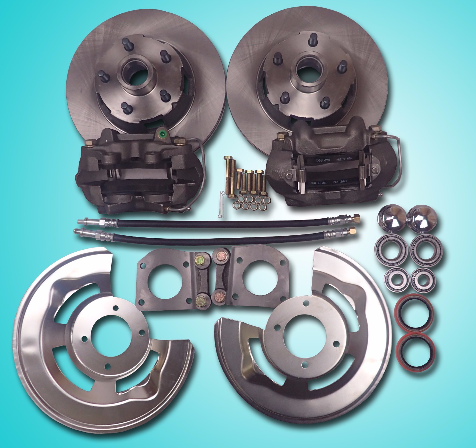 1964 1965 1966 1967 Ford Mustang front disc brake conversion v-8 4 piston 