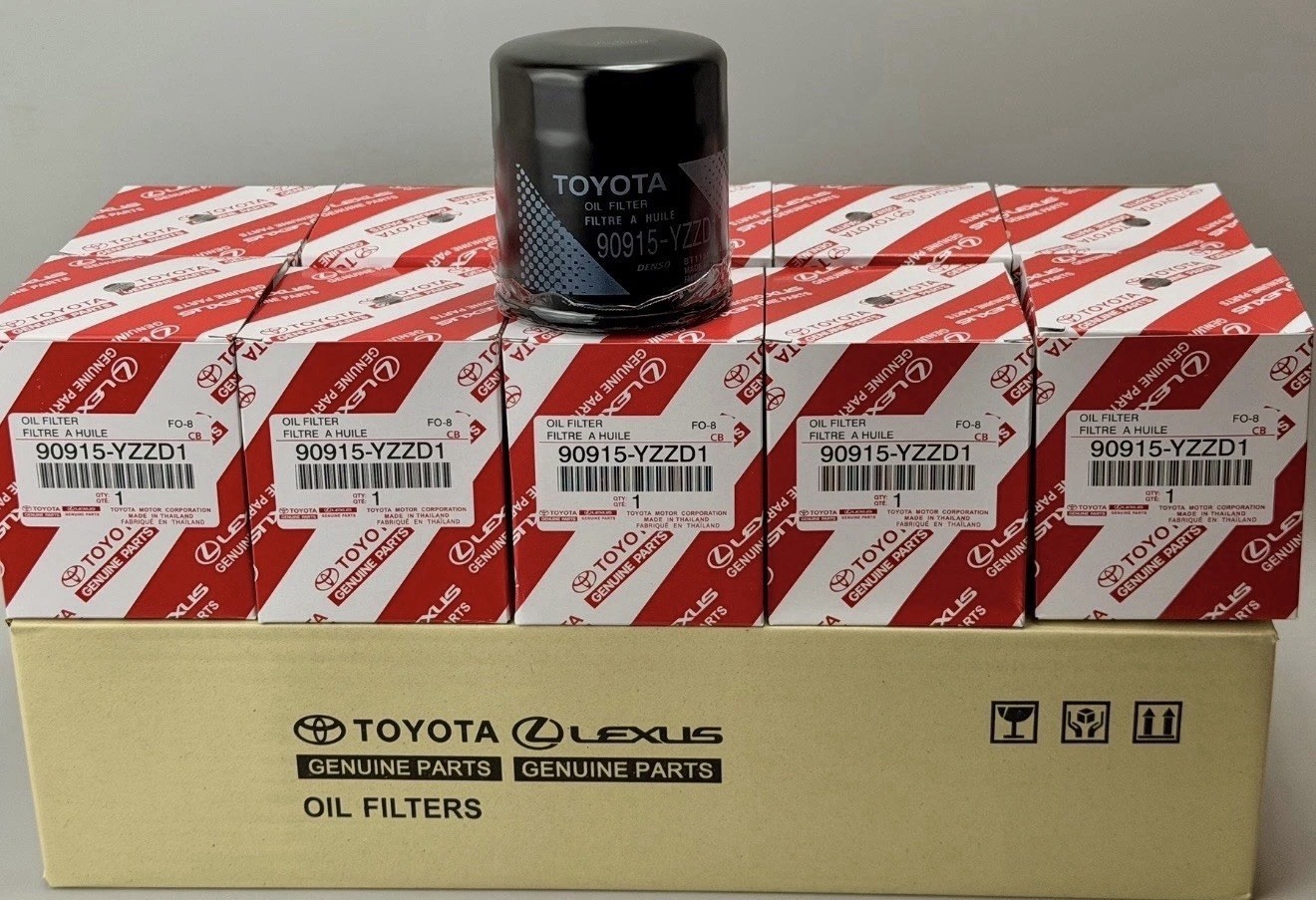 Genuine OEM Toyota Lexus Oil Filters 90915-YZZD1 (10 FILTERS) Genuine OEM Toyota Lexus Oil Filters 90915-YZZD1 (10 FILTERS)