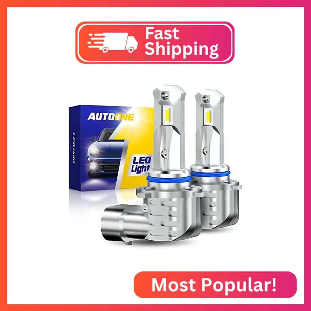 AUTOONE 2026 Upgraded 9006 Headlight Bulbs, 1200% Bright 60000 Lumens HB4 Bulbs AUTOONE 2026 Upgraded 9006 Headlight Bulbs, 1200% Bright 60000 Lumens HB4 Bulbs