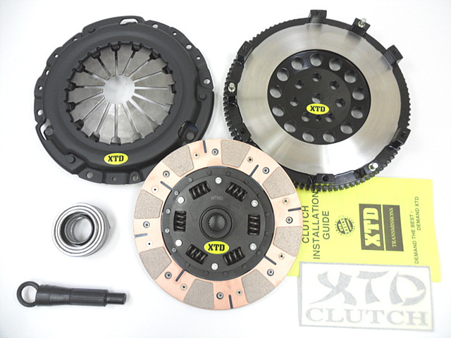 XTD STAGE 4 DUAL FRICTION CLUTCH &FLYWHEEL KIT 93-99 ECLIPSE TALON AWD GSX dsm