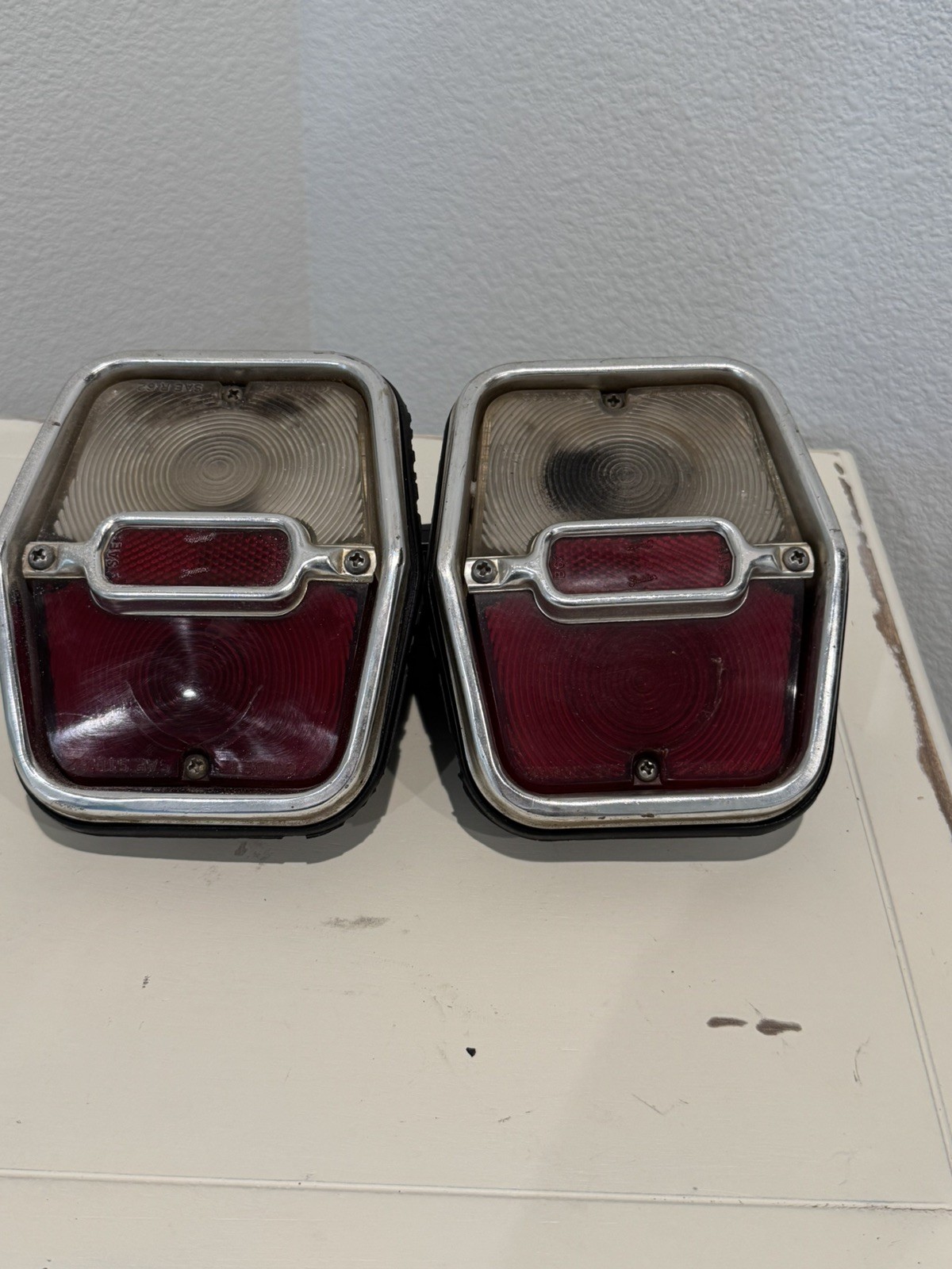 Vintage 1962 - 1964 Chevrolet Chevy II /Nova Tail Lights Assembly Set Nice