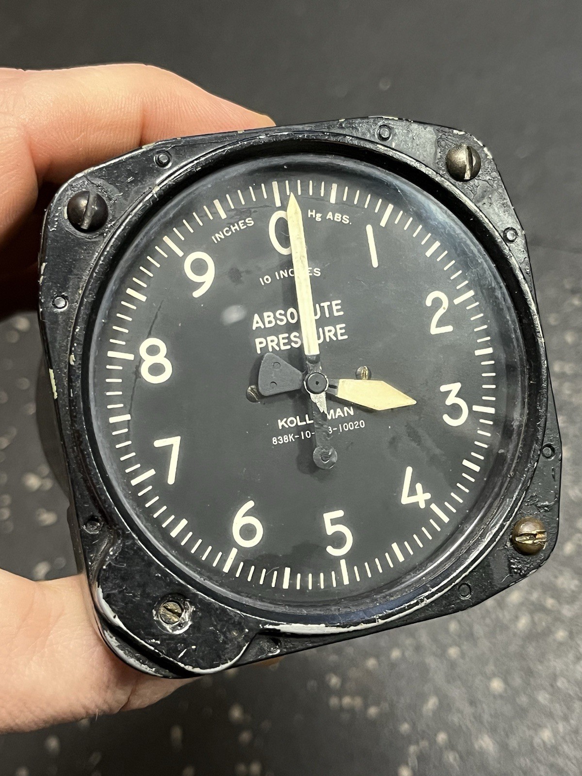Kollsman Instrument Corp Absolute Pressure Gauge Kollsman Instrument Corp Absolute Pressure Gauge