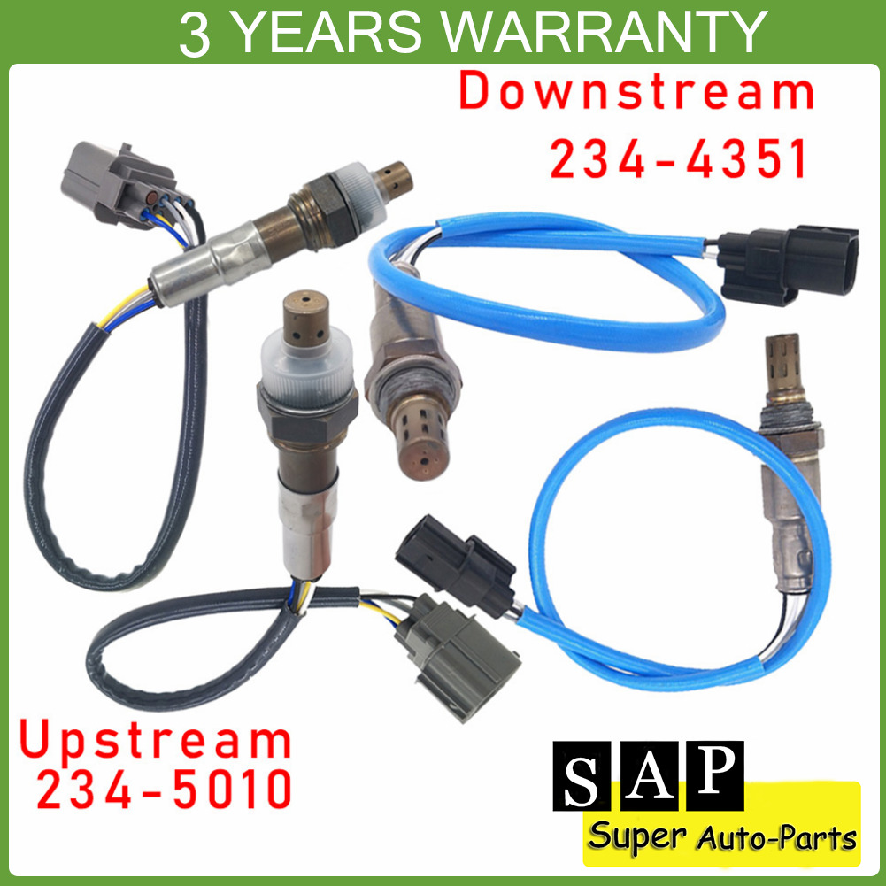 4X Up+Downstream Oxygen Sensor 2345010 2344351 For Acura TL 2004-2008 3.2L 3.5L