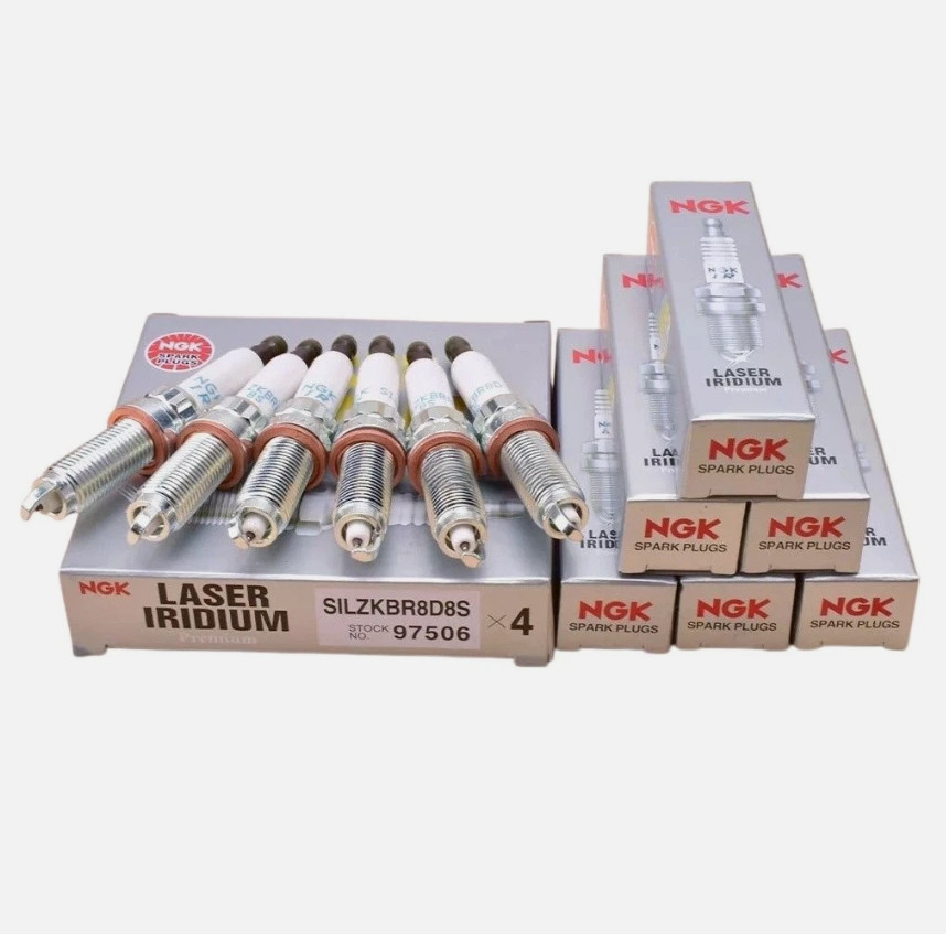 6x NGK Laser Iridium two step colder spark plugs for BMW N54 3.0L 135i 335i 535i