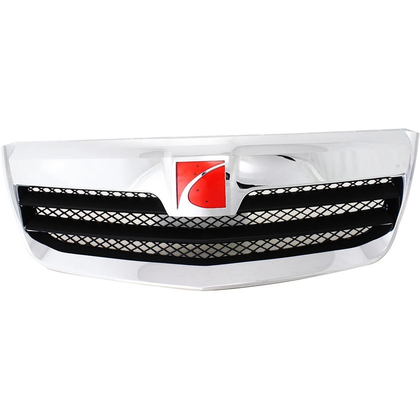 Grille For 2007-10 Saturn Outlook Chrome Shell w/ Black Insert Plastic GM1200607