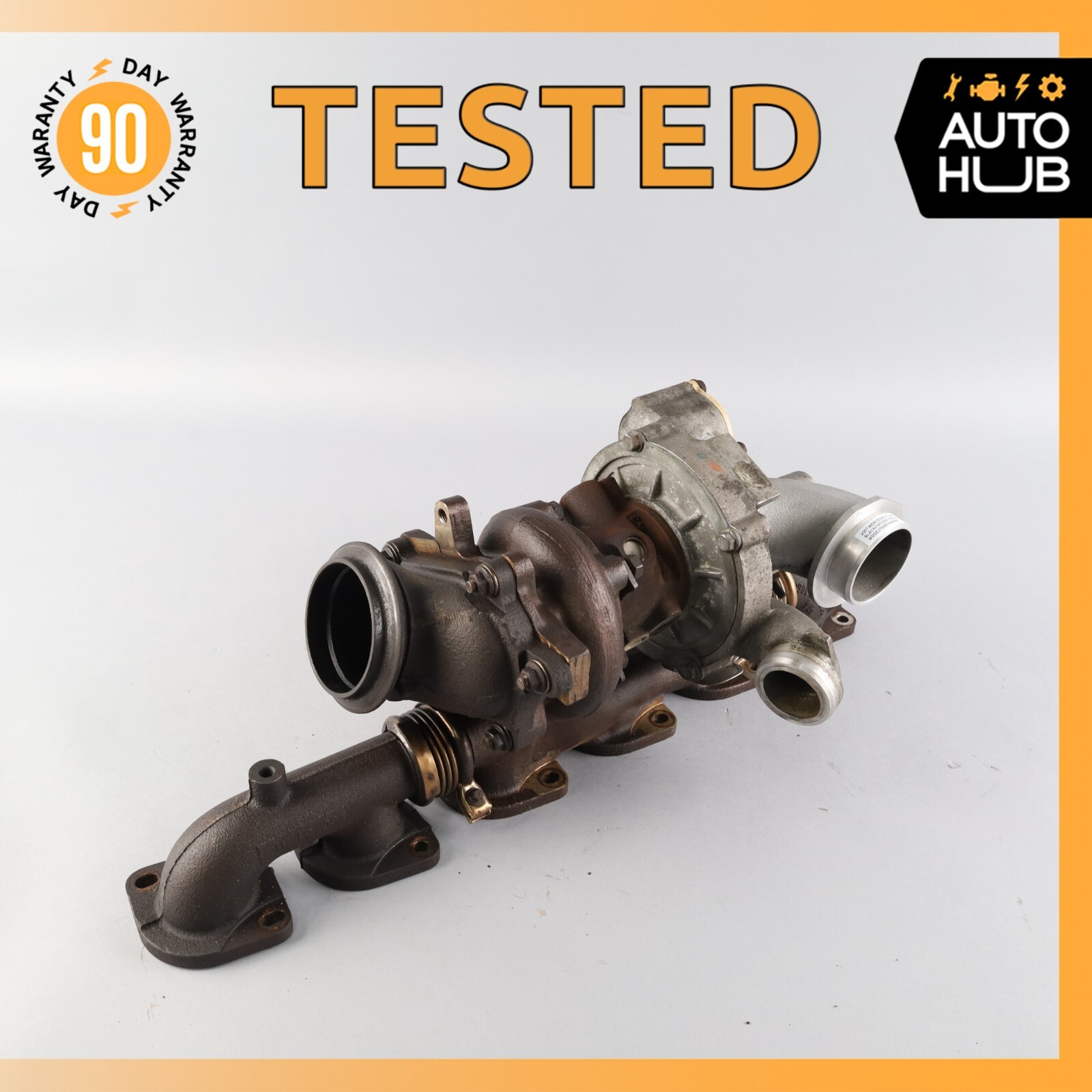 07-17 Mercedes W216 CL600 SL600 Turbocharger Turbo Manifold Left Driver Side OEM 07-17 Mercedes W216 CL600 SL600 Turbocharger Turbo Manifold Left Driver Side OEM