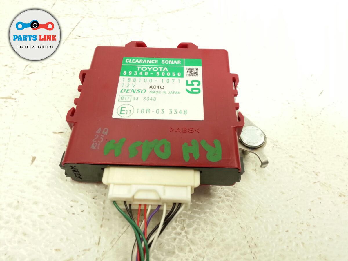 2013-2014 LEXUS LS460 XF40 DASH PARKING ASSIST CLEARANCE SONAR MODULE BRAIN UNIT