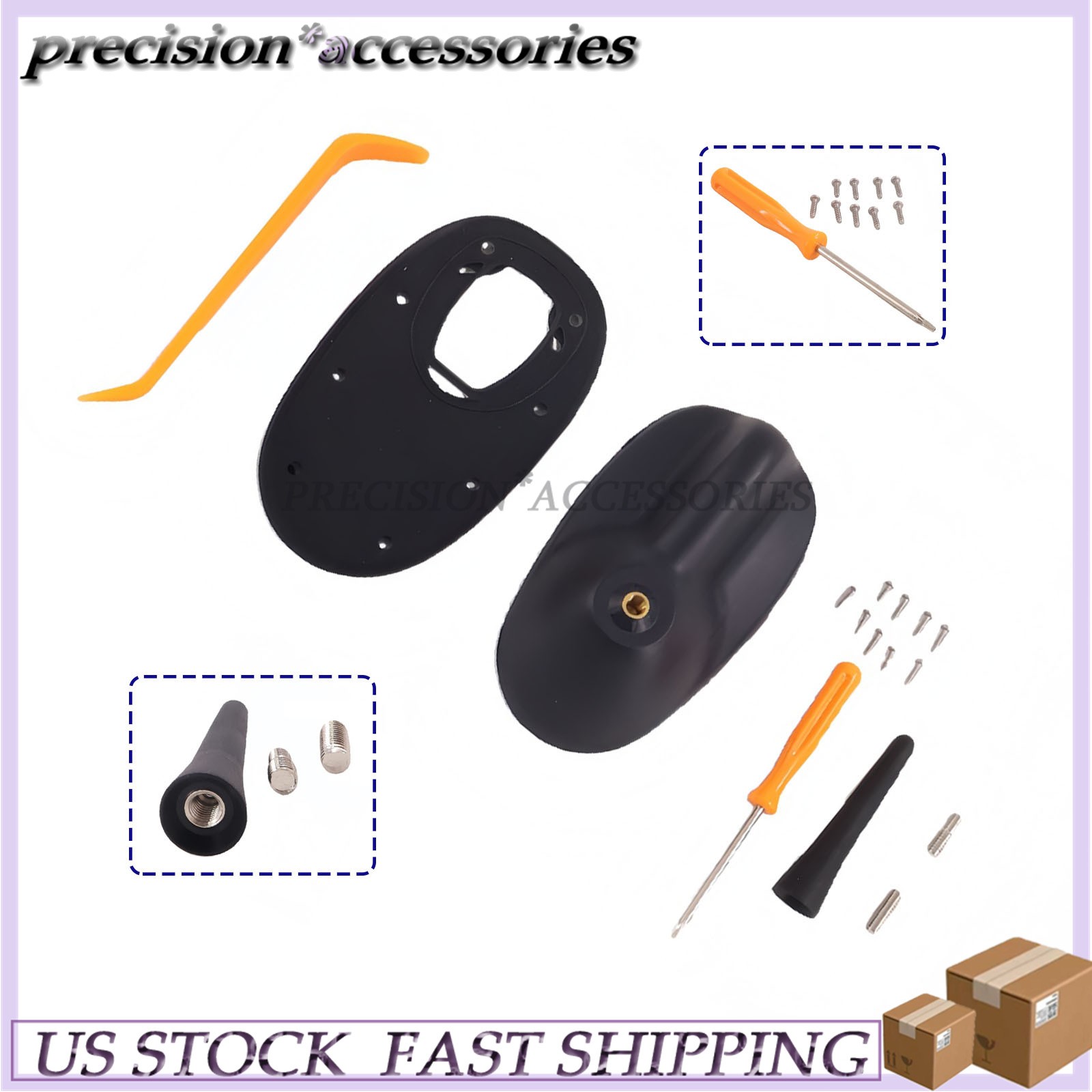 For 2007-2013 BMW R55S R56S Antenna Base Assembly with Tools 65203456089