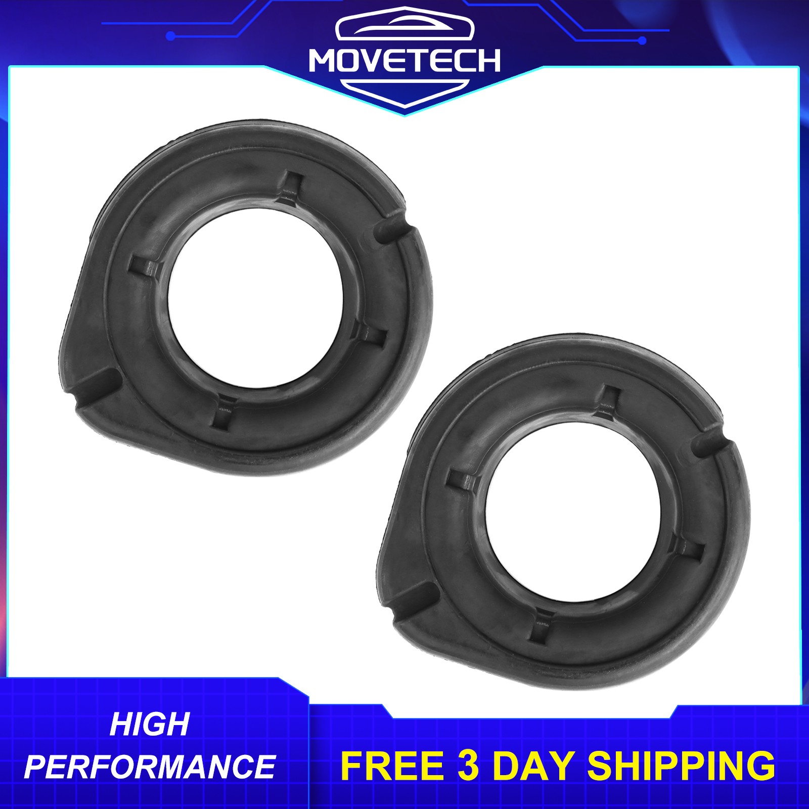 2pcs Lower Coil Spring Insulator For 2005-2023 Chrysler 300 Challenger 4895382AA 2pcs Lower Coil Spring Insulator For 2005-2023 Chrysler 300 Challenger 4895382AA