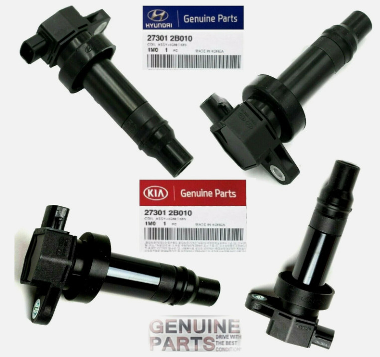 NEW ⭐ 4 PACK OEM HYUNDAI KIA COIL IGNITION ENGINE FOR Spark Plug ⭐GENUINE ⭐⭐⭐⭐⭐ NEW ⭐ 4 PACK OEM HYUNDAI KIA COIL IGNITION ENGINE FOR Spark Plug ⭐GENUINE ⭐⭐⭐⭐⭐