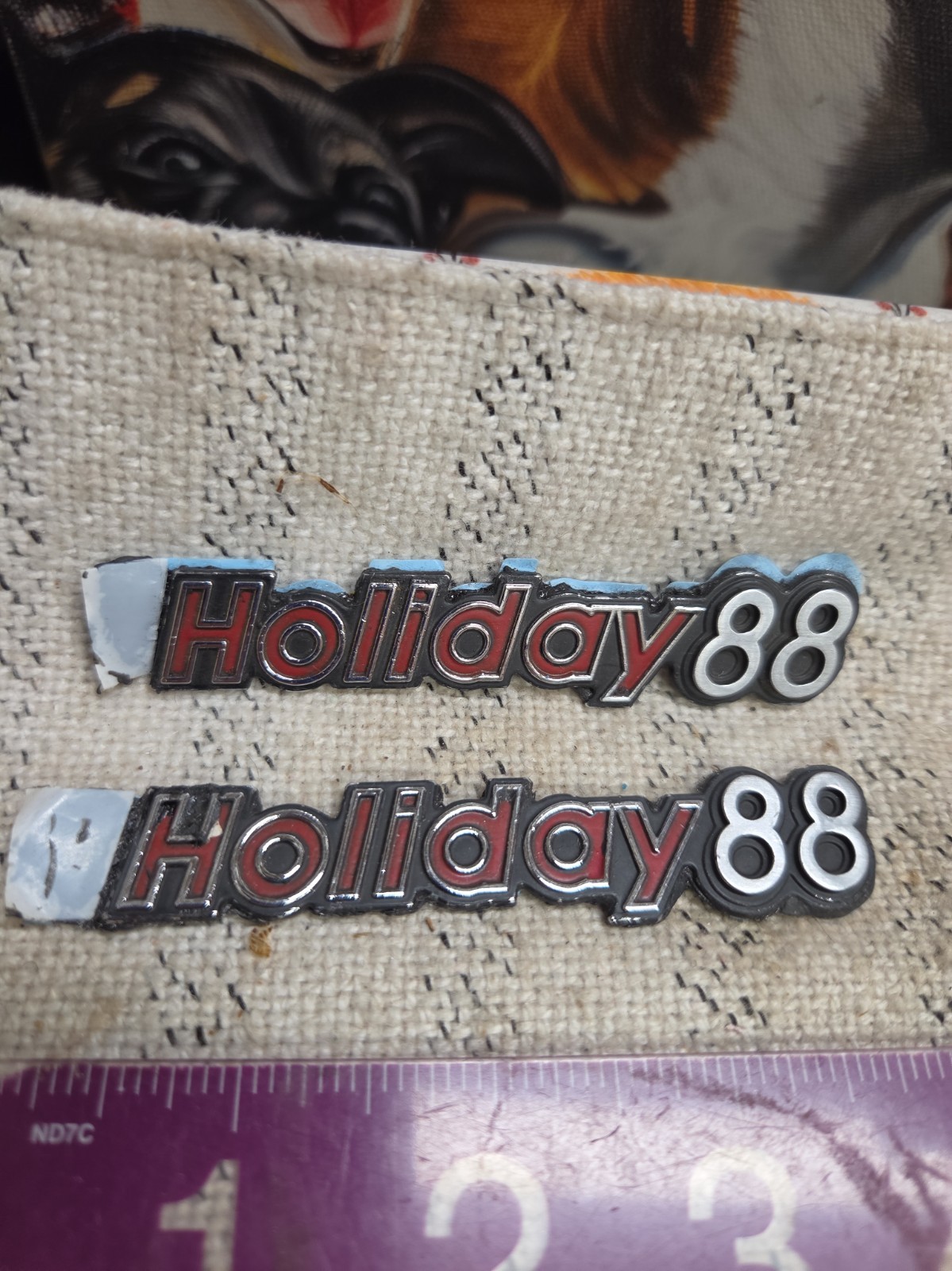 Oldsmobile Holiday 88 Chrome Emblem Nameplate NOS RARE 3.5” Holiday88 Oldsmobile Holiday 88 Chrome Emblem Nameplate NOS RARE 3.5” Holiday88