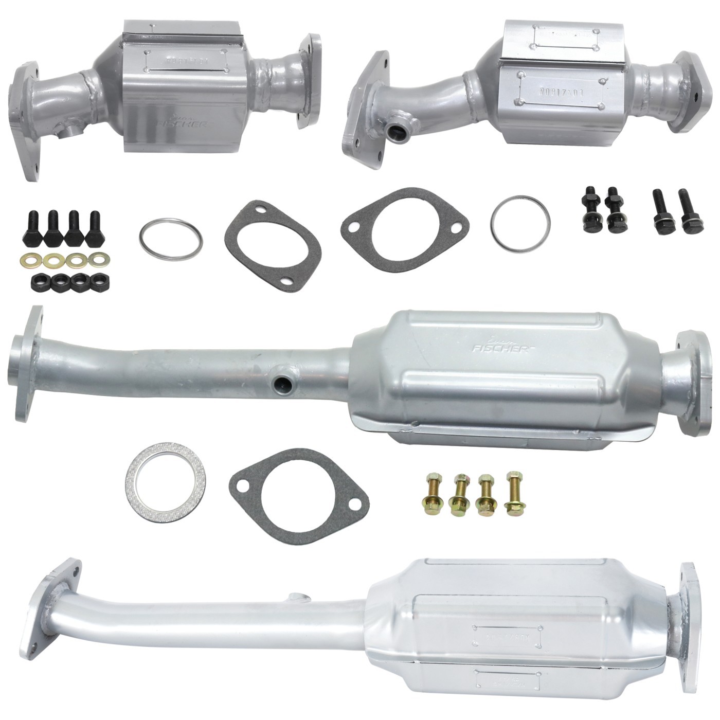 Catalytic Converter Set For 05-09 Nissan Frontier Front Rear 4.0L 46-State Legal
