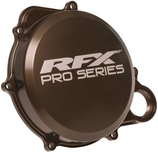 RFX Pro Series Clutch Cover Dark Grey for Kawasaki KX250 4-Stroke 2021-2025