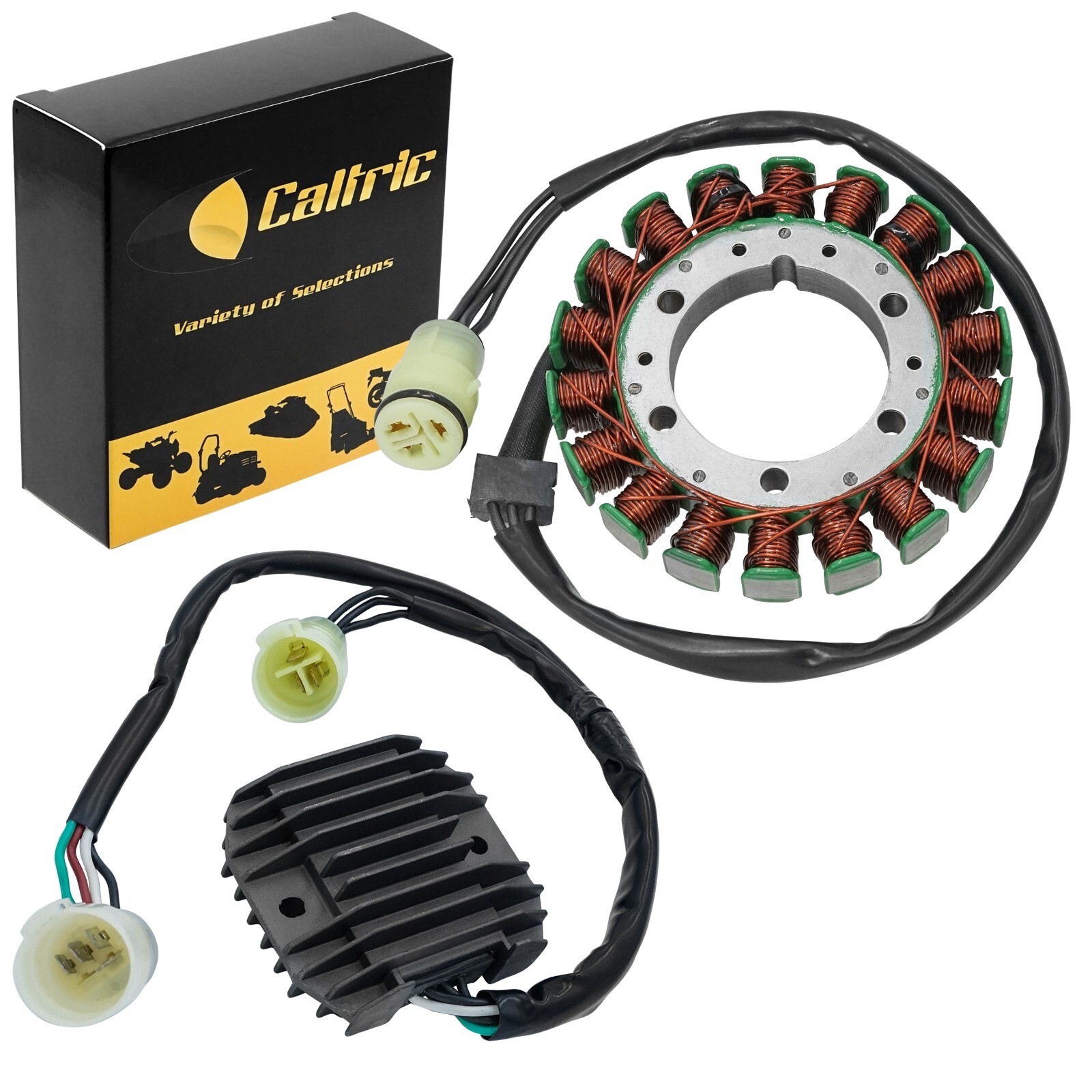 Stator & Regulator Rectifier for Kawasaki ZZR600 ZX600-J 2005 2006 2007 2008 Stator & Regulator Rectifier for Kawasaki ZZR600 ZX600-J 2005 2006 2007 2008