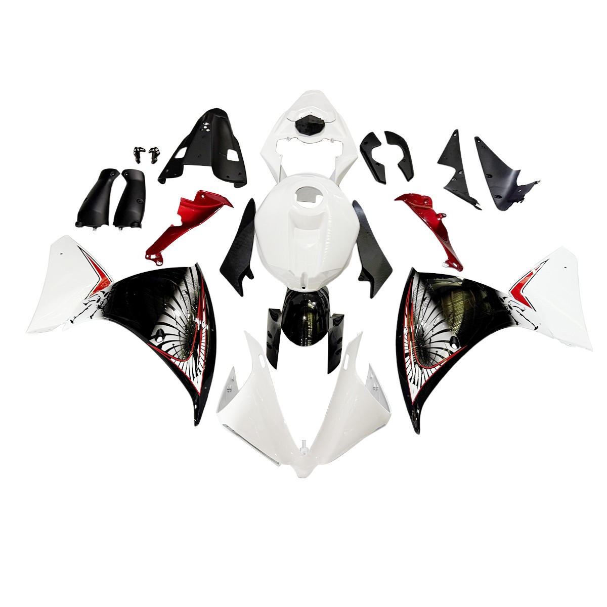 Full Bodywork Fairing Kit For Yamaha YZF R1 2012 2013 2014 ABS Bodykit Fairings