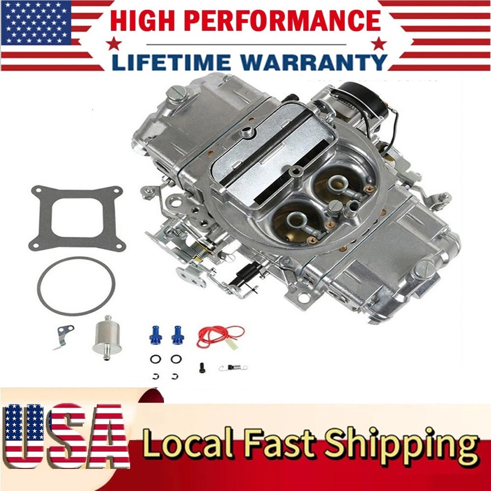 Carburetor 4 Barrel For 4150 Holley Brawler 650 CFM Double-Pumper Electric