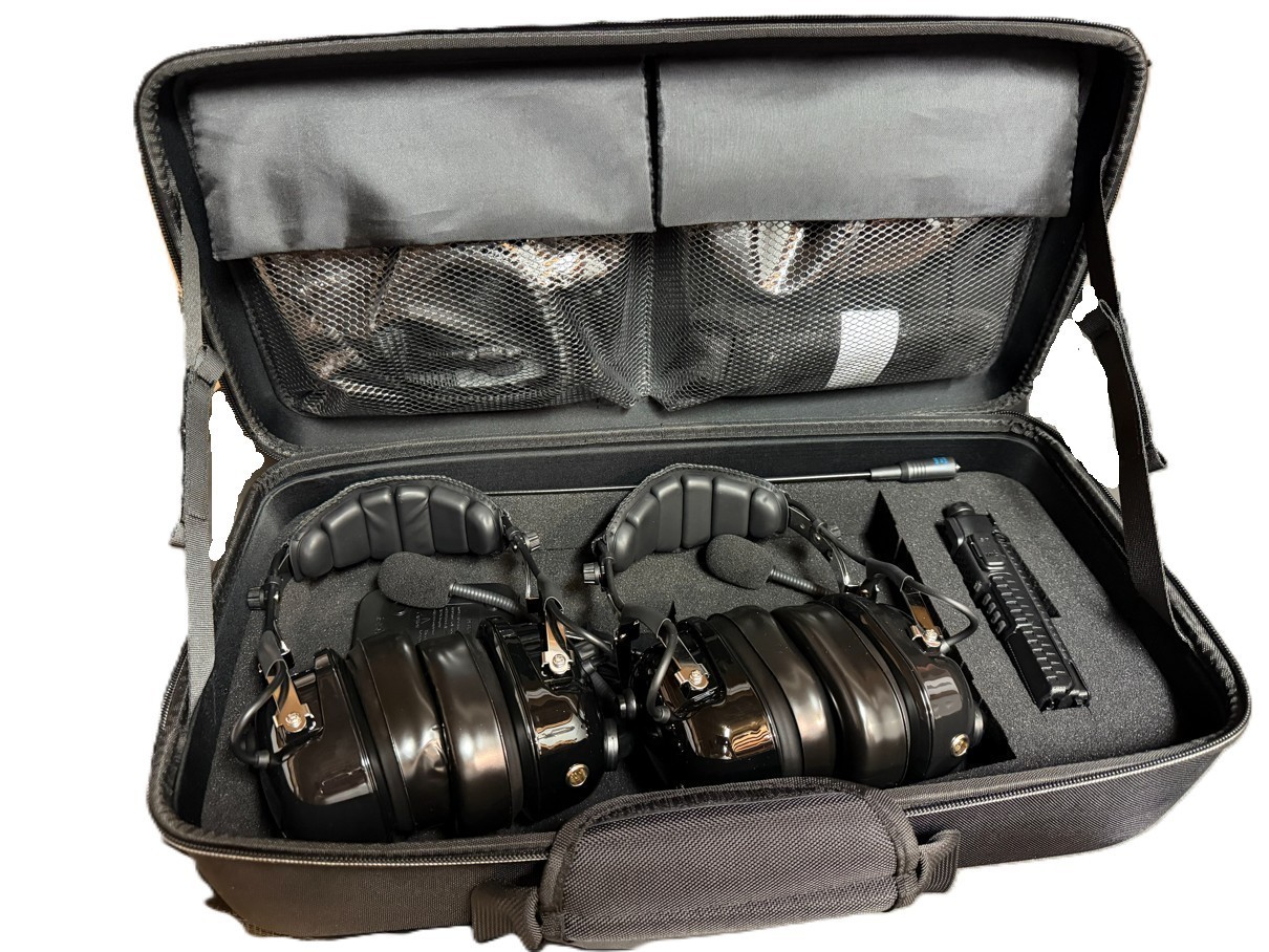 The TrailFreqs™ rugged programmed kit with 2 Headsets - FULL KIT