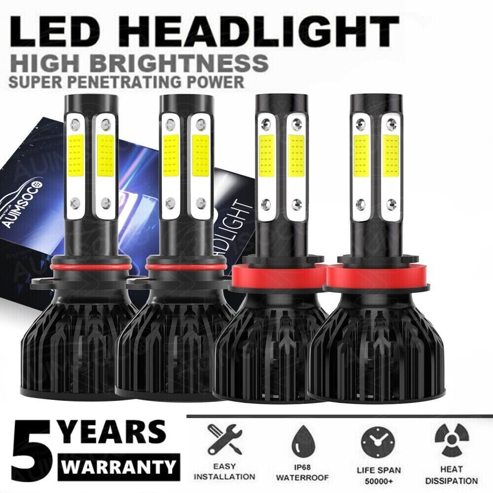 For Chevy Suburban 2015-2018 2019 2020 High Low Beam Combo LED Headlight Bulbs