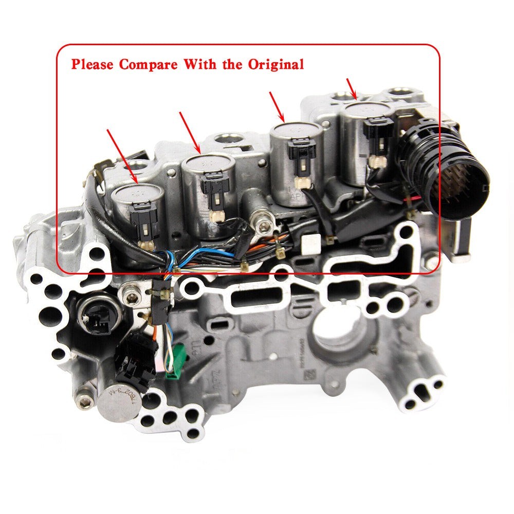 31705X428E RE0F11A JF015E CVT Transmission Valve Body W/ Solenoid for Nissan