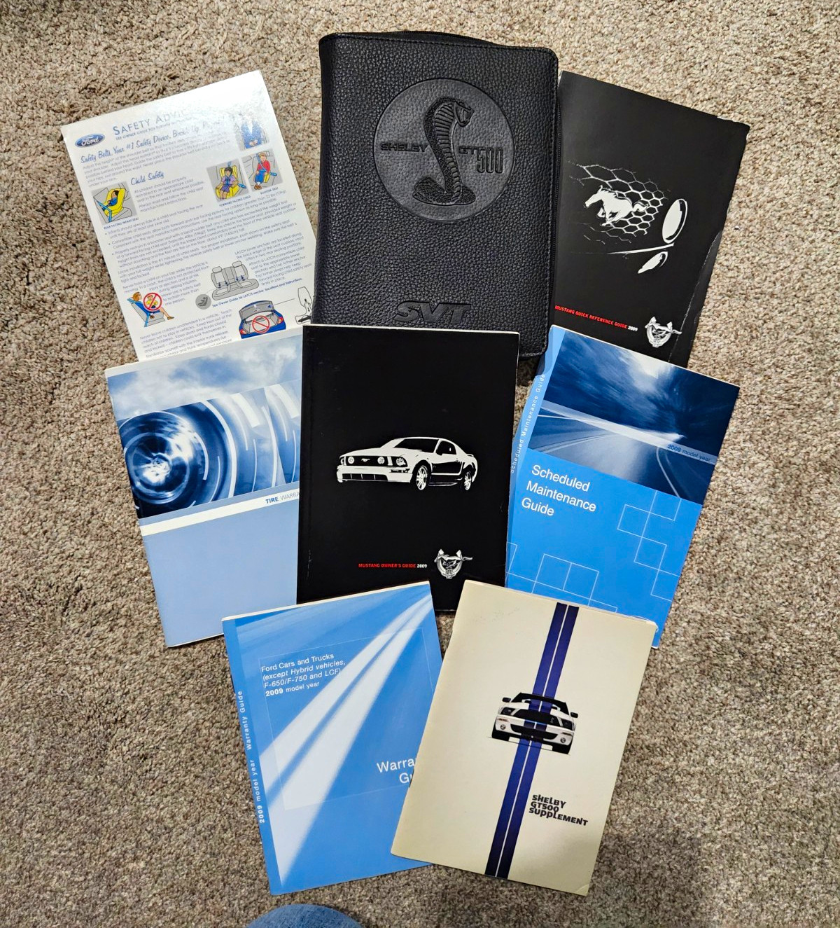 2009 Shelby Gt500 Mustang Owners Manual 2009 Shelby Gt500 Mustang Owners Manual