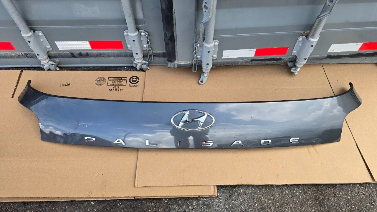 2023 2024 2025 Hyundai Palisade OEM Tailgate Finish Panel Molding 2023 2024 2025 Hyundai Palisade OEM Tailgate Finish Panel Molding